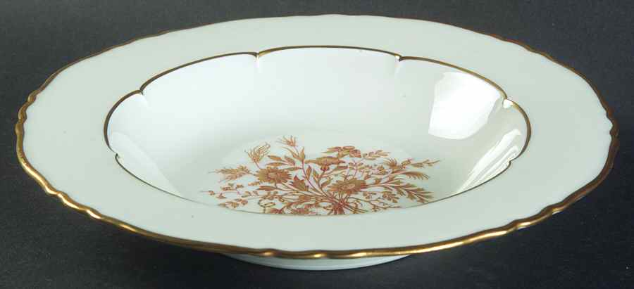 Floreal Rim Soup Bowl by Haviland-1