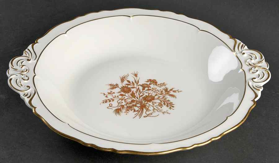 Floreal Deep Round Platter by Haviland-1