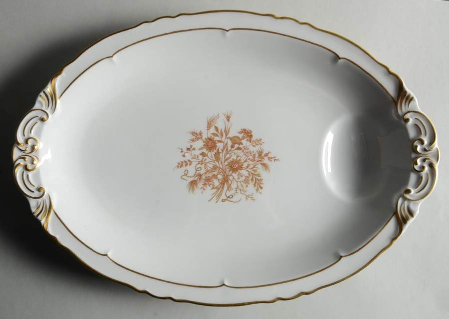 Floreal 16" Oval Serving Platter by Haviland-1