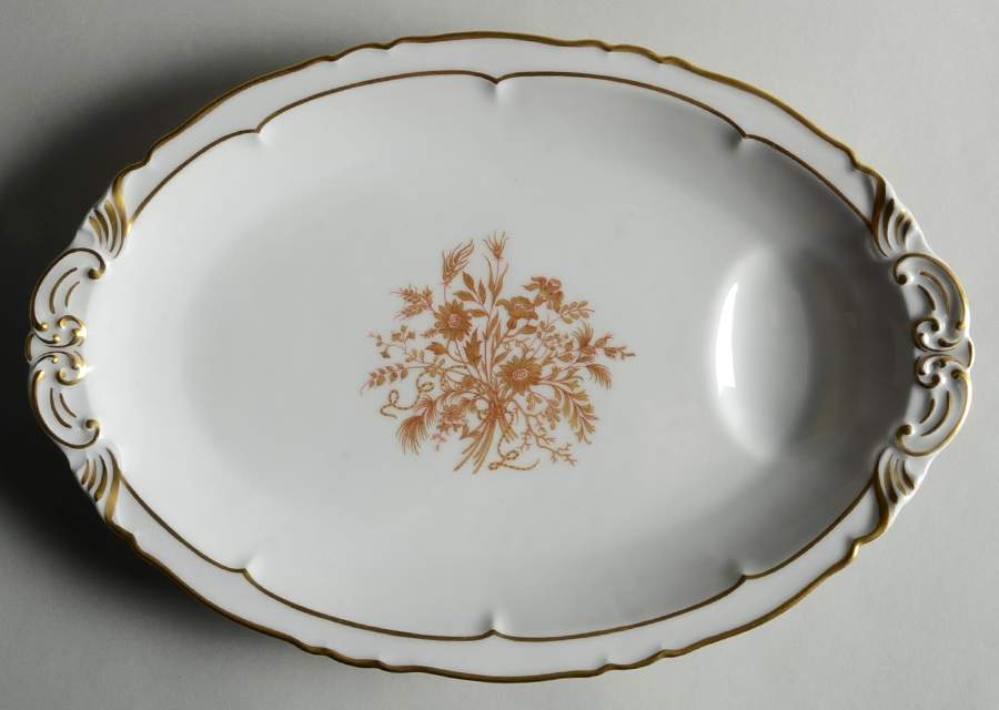 Floreal 14" Oval Serving Platter by Haviland-1