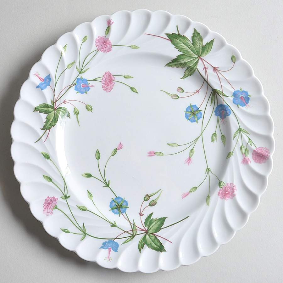 Florence (Newer, Swirl Edge, No Trim) Dessert Luncheon Plate by Haviland-1