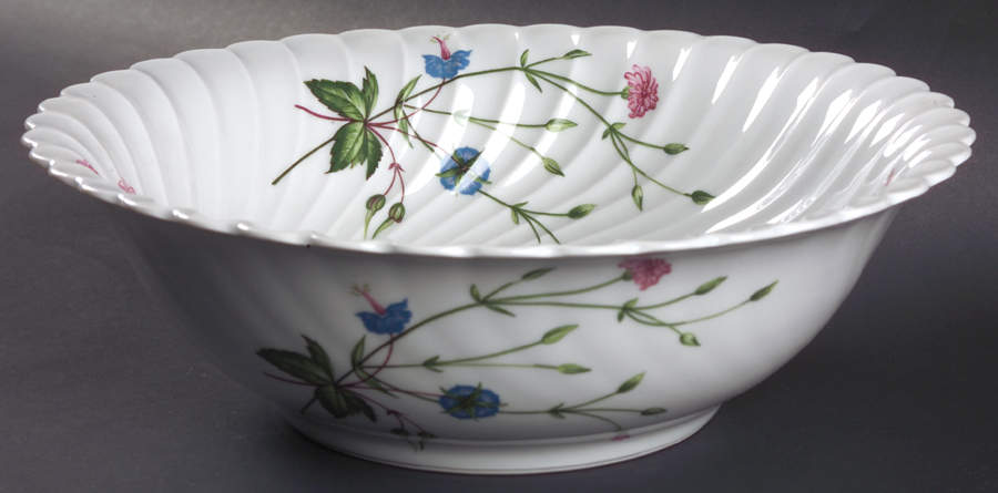 Florence (Newer, Swirl Edge, No Trim) 10" Large Salad Serving Bowl by Haviland-1