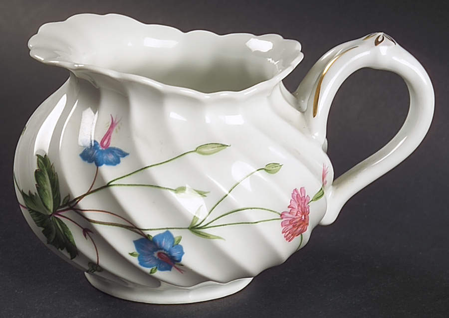 Florence (Newer, Swirl Edge, No Trim) Creamer by Haviland-1