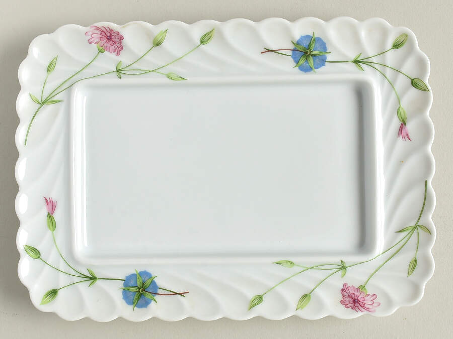 Florence (Newer, Swirl Edge, No Trim) Rectangular Butter No Lid by Haviland-1
