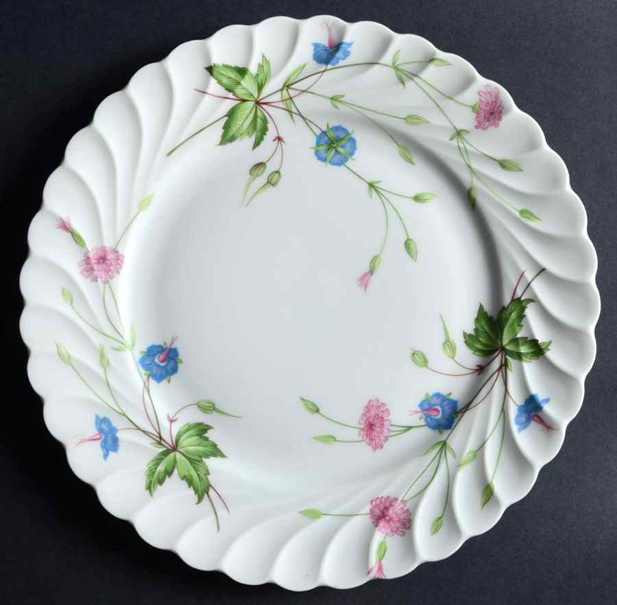 Florence (Newer, Swirl Edge, No Trim) Dessert Luncheon Plate by Haviland-1
