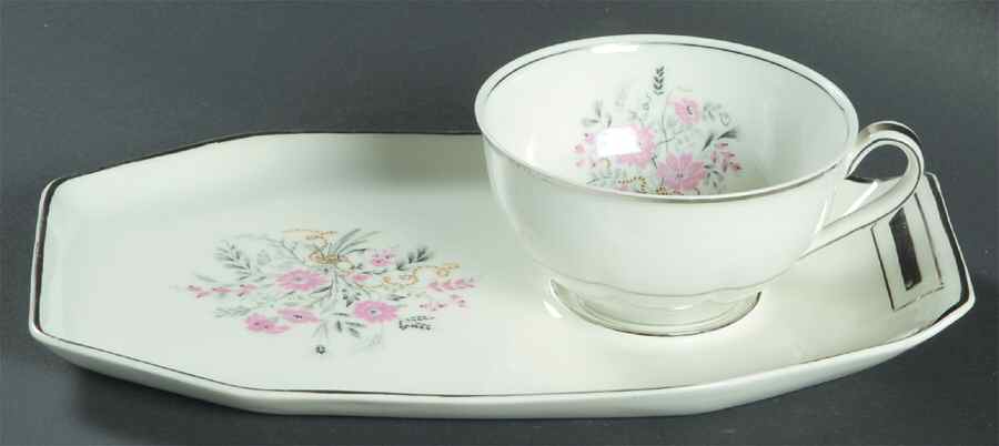 Floradora Snack Plate & Cup Set by Haviland-1