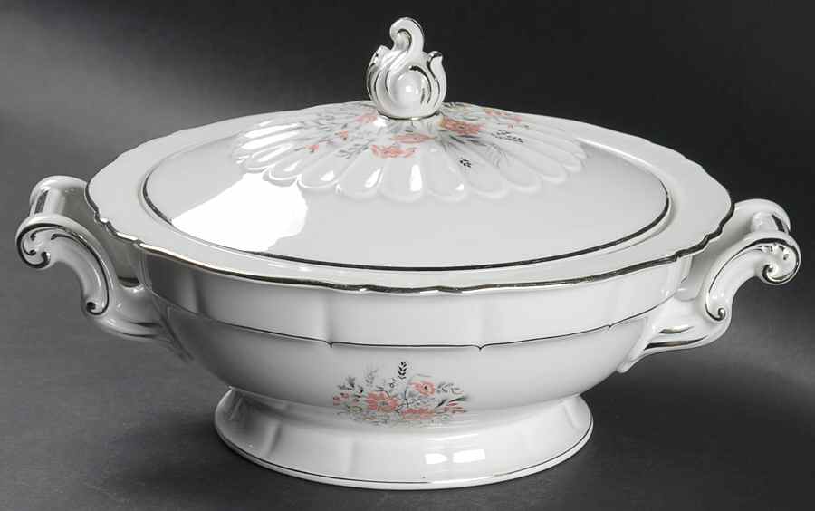 Floradora Round Covered Vegetable by Haviland-1