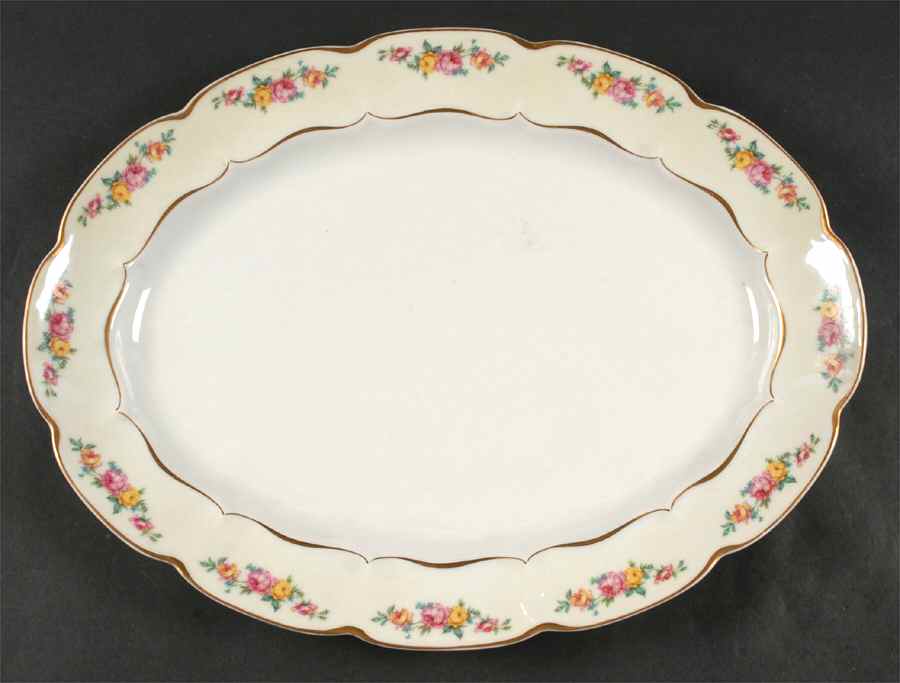 Florence 16" Oval Serving Platter by Haviland-1