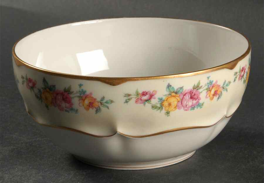 Florence Cranberry Bowl by Haviland-1