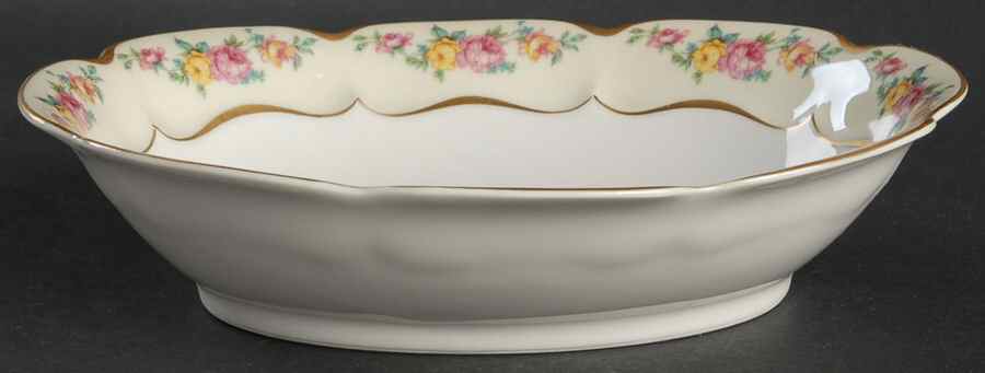 Florence 9" Oval Vegetable Bowl by Haviland-1
