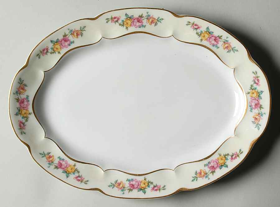 Florence 11" Oval Serving Platter by Haviland-1