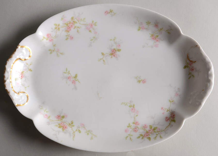 Florida 11" Oval Serving Platter by Haviland-1