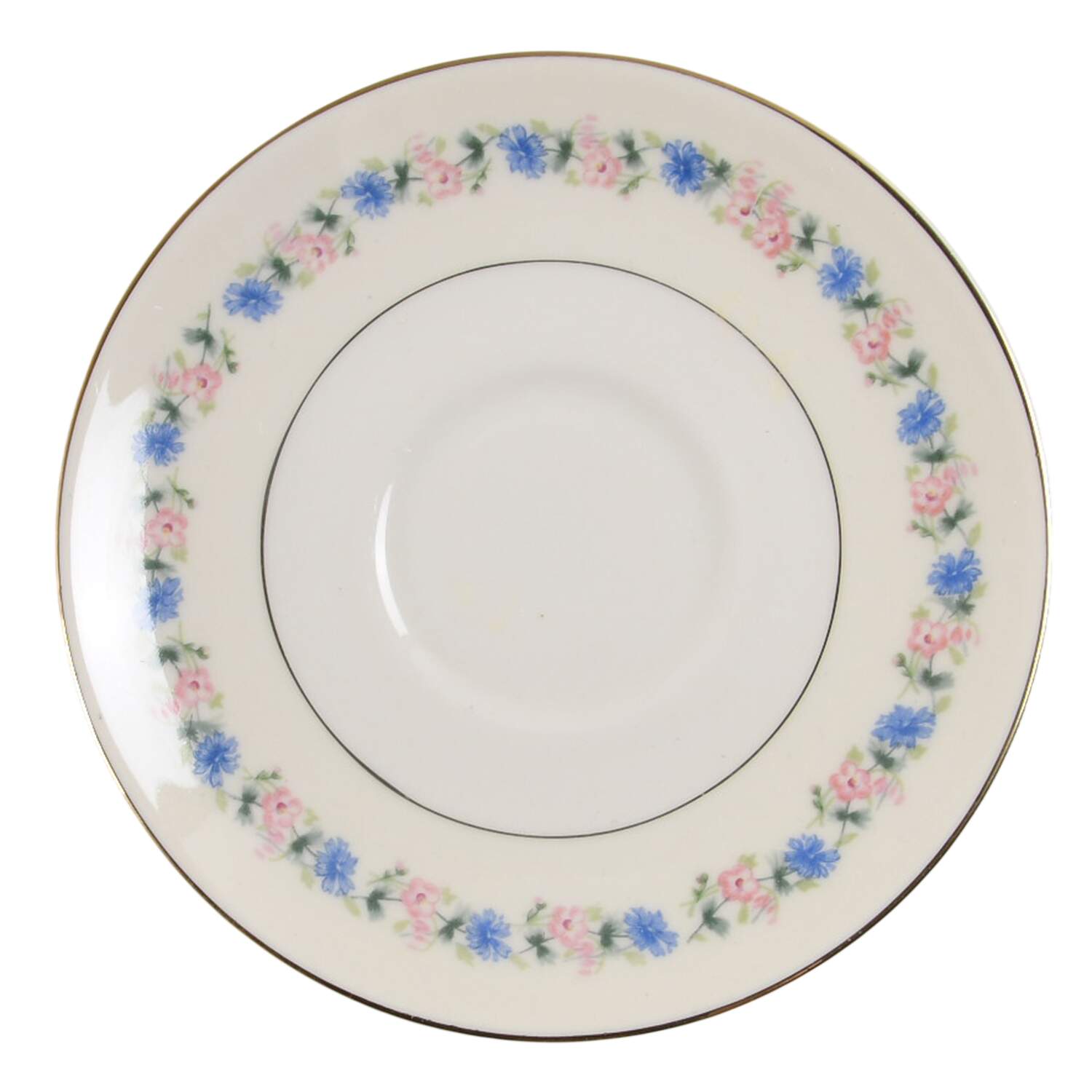 Fox Glove Saucer for Bouillon Cup by Haviland-1
