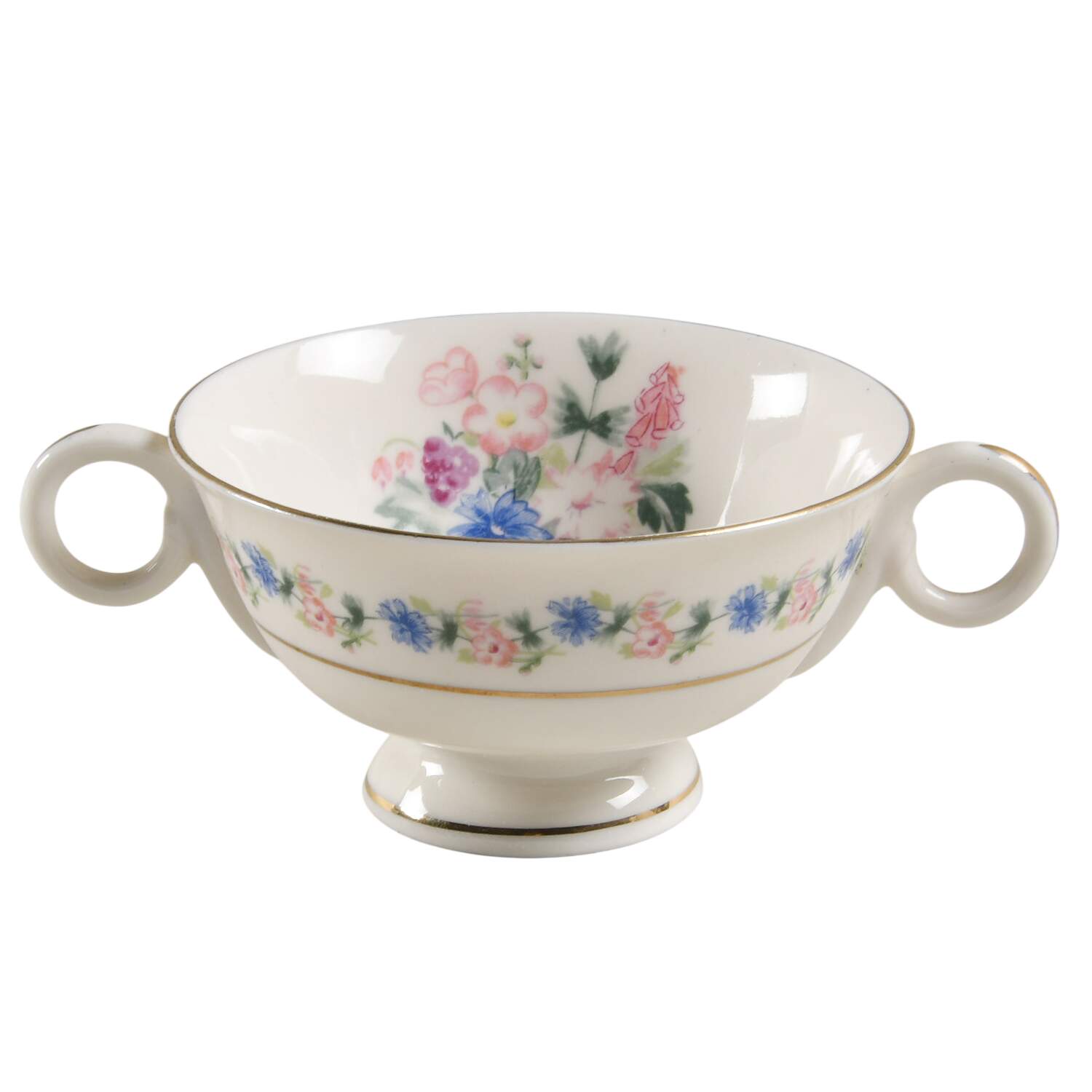 Fox Glove Footed Bouillon Cup by Haviland-1