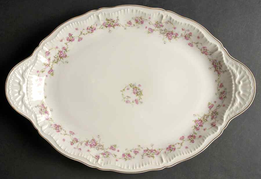 Francine 16" Oval Serving Platter by Haviland-1