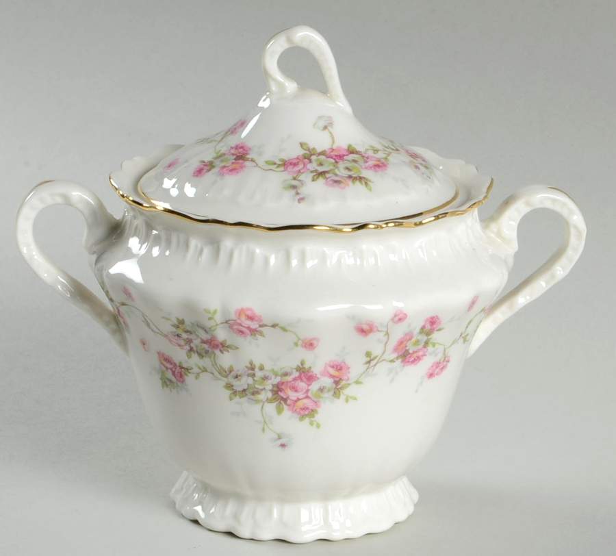 Francine Sugar Bowl & Lid by Haviland-1