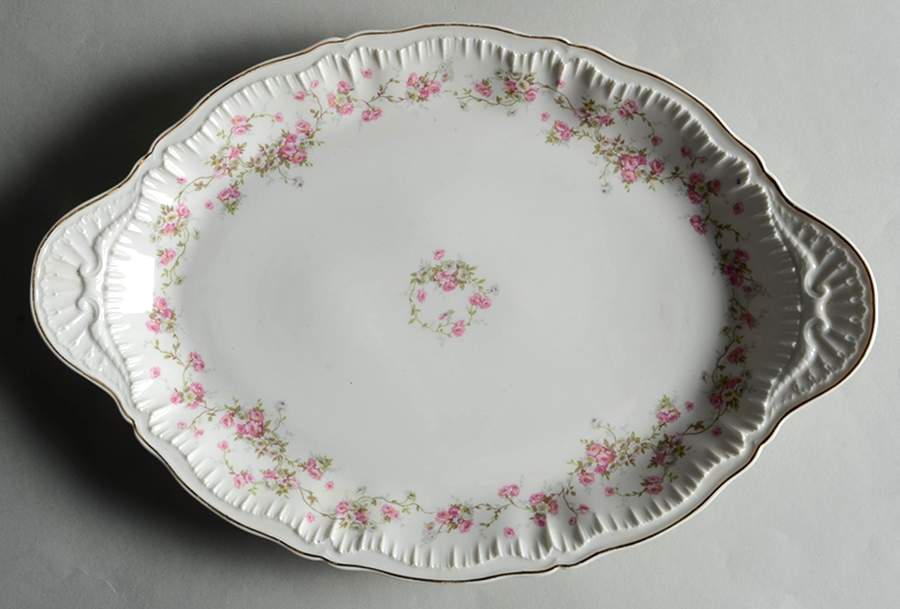 Francine 14" Oval Serving Platter by Haviland-1