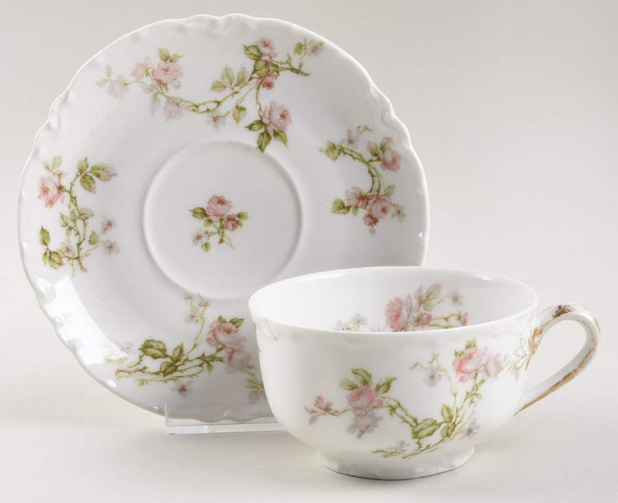 Frontenac (French) Oversized Cup & Saucer Set by Haviland-1