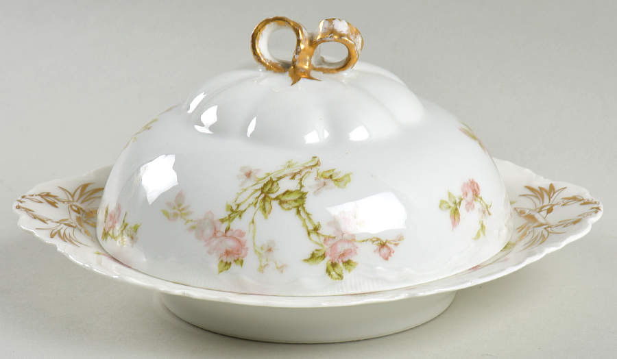 Frontenac (French) Round Covered Butter by Haviland-1