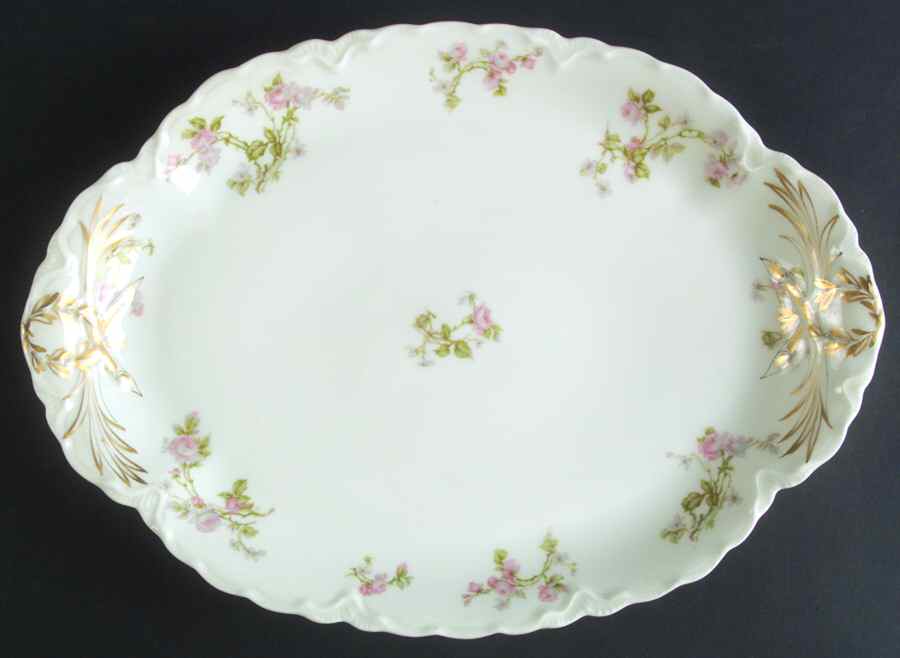 Frontenac (French) 13" Oval Serving Platter by Haviland-1