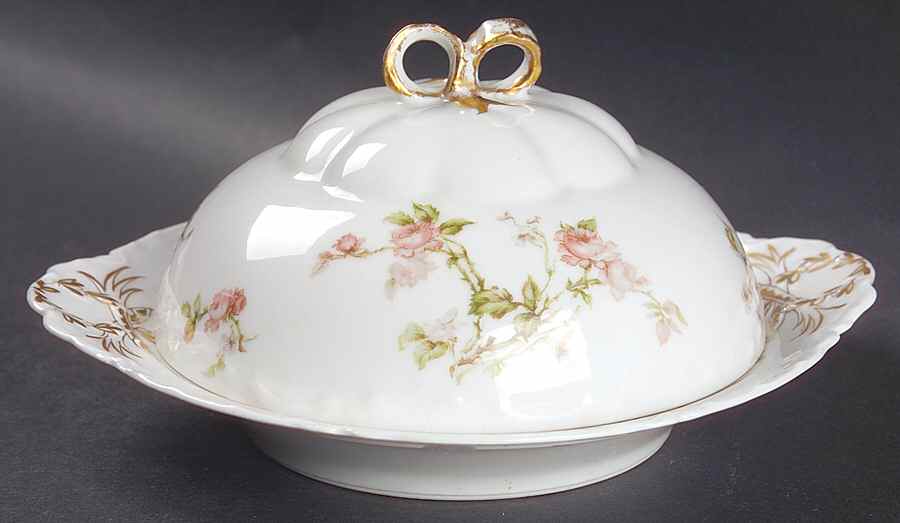 Frontenac (French) Round Covered Butter with Strainer by Haviland-1
