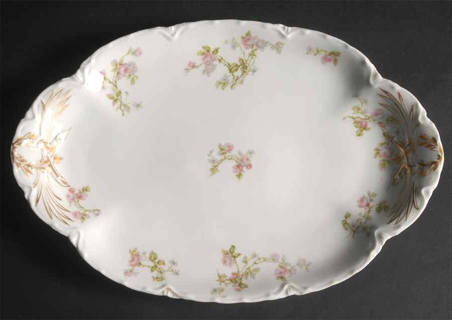 Frontenac (French) 13" Oval Serving Platter by Haviland-1