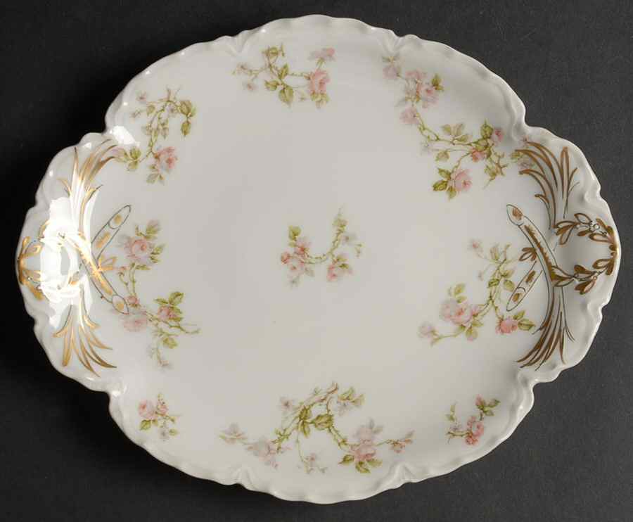 Frontenac (French) 10" Oval Serving Platter by Haviland-1