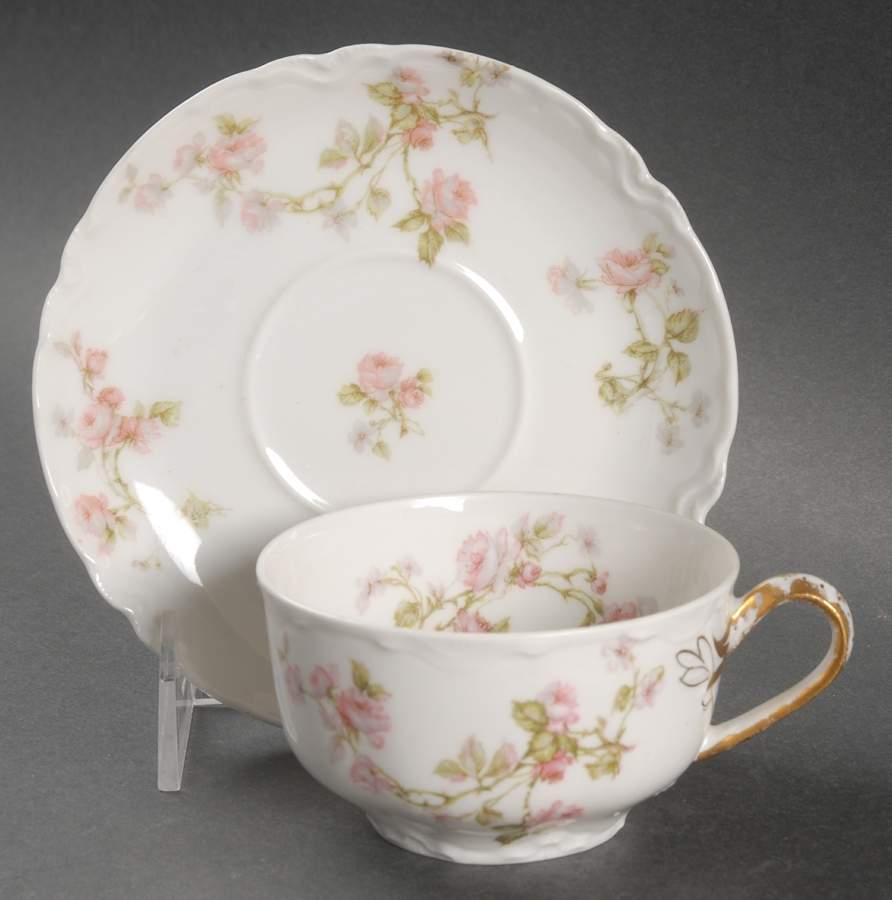 Frontenac (French) Flat Cup & Saucer Set by Haviland-1