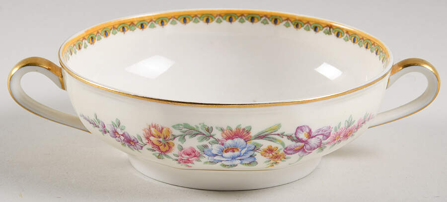 Frontenac (New York) Footed Cream Soup Bowl by Haviland-1