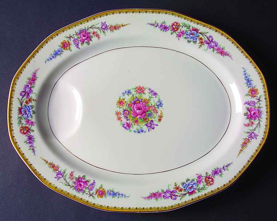 Frontenac (New York) 14" Oval Serving Platter by Haviland-1