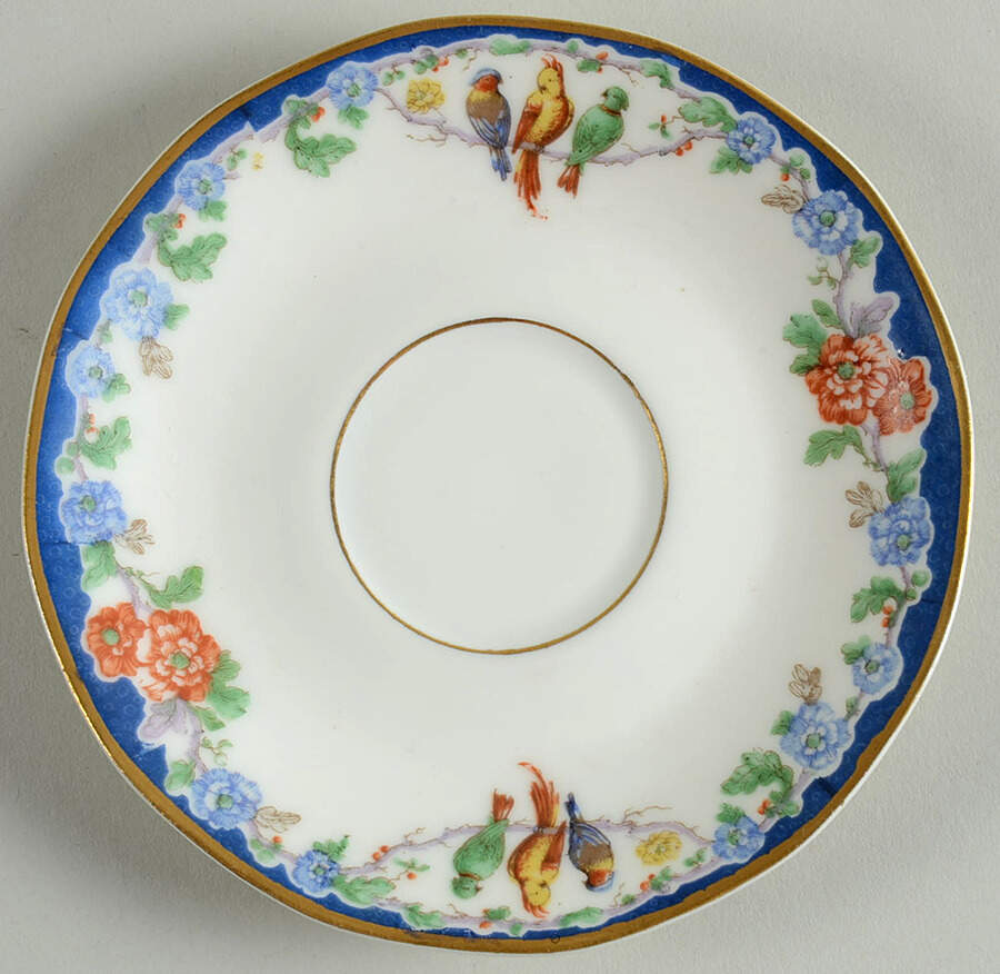 Garden of Allah Saucer for Demitasse Cup by Haviland-1