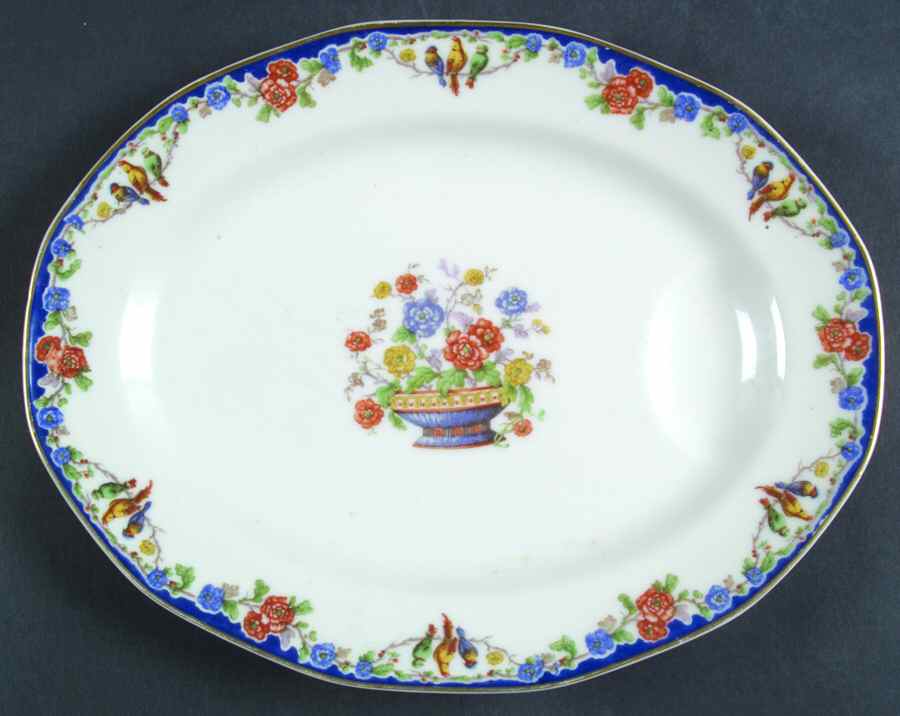 Garden of Allah 11" Oval Serving Platter by Haviland-1