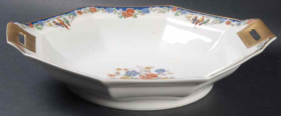 Garden of Allah 9" Octagonal Vegetable Bowl by Haviland-1