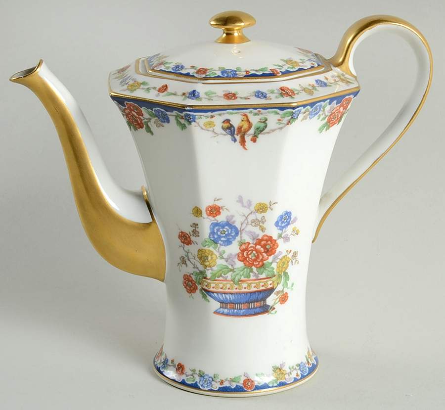 Garden of Allah Coffee Pot & Lid by Haviland-1