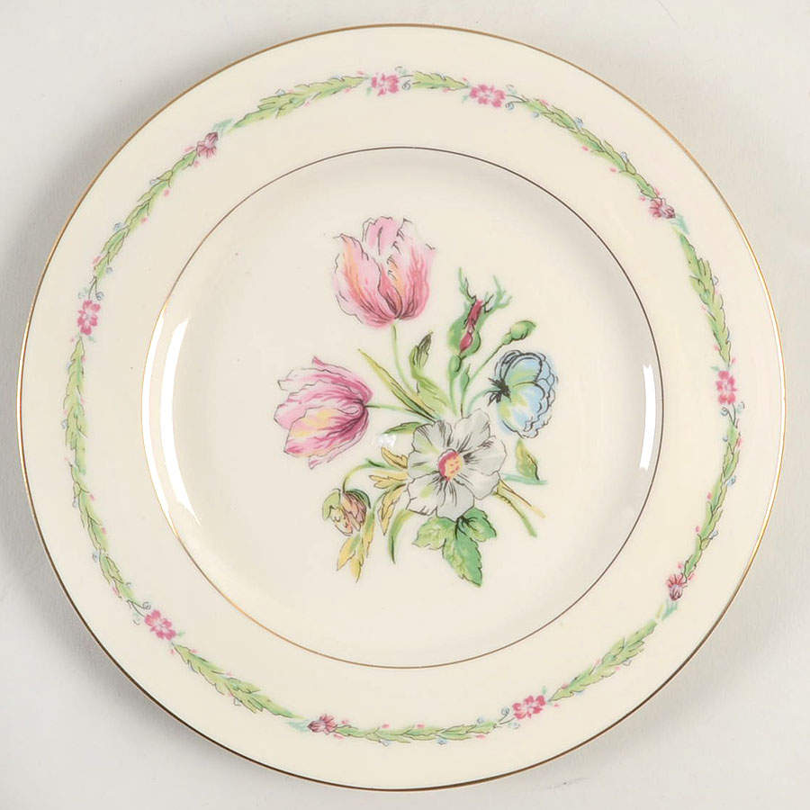 Garden Flowers Salad Plate by Haviland-1
