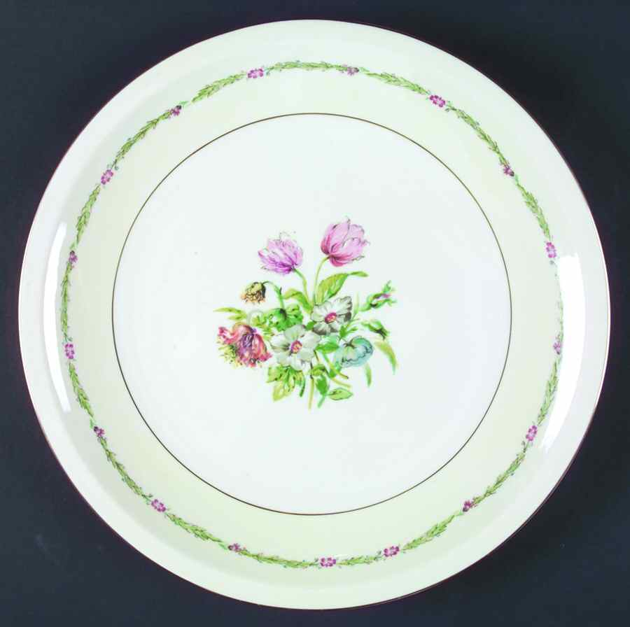 Garden Flowers 12" Chop Plate (Round Platter) by Haviland-1