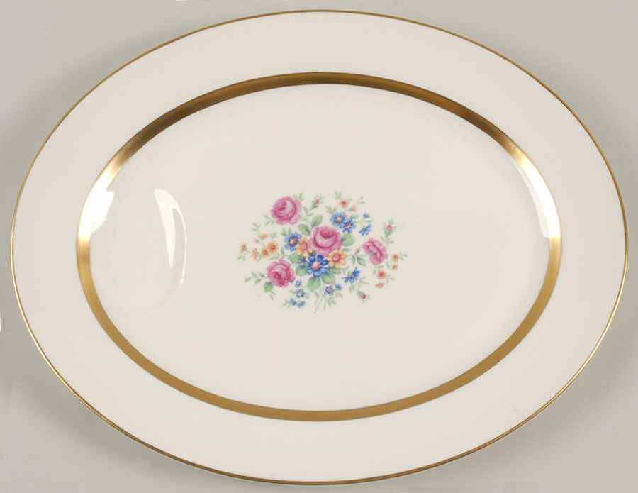 Gainsborough (New York) 14" Oval Serving Platter by Haviland-1
