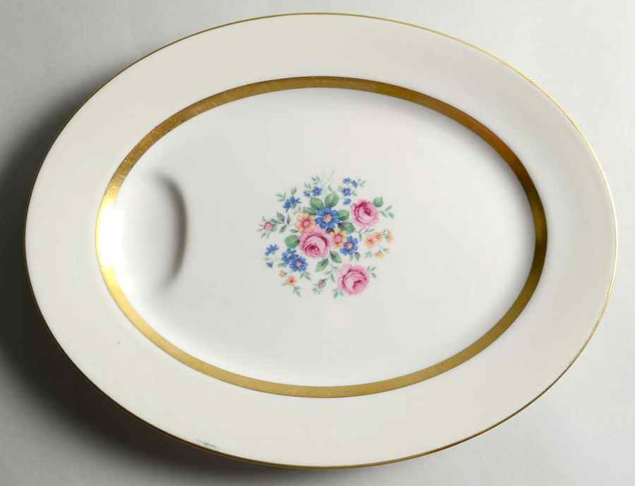 Gainsborough (New York) 11" Oval Serving Platter by Haviland-1