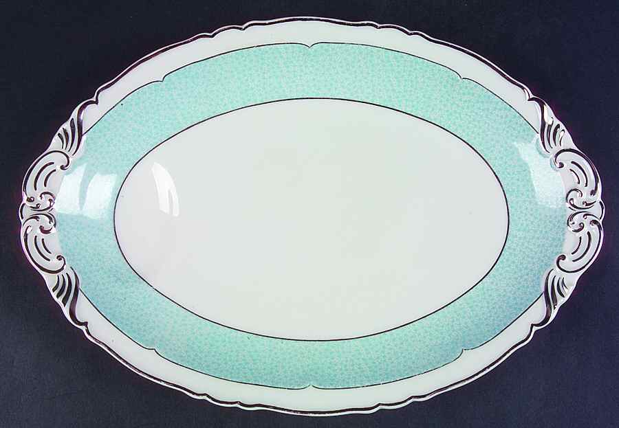 Galaxy 13" Oval Serving Platter by Haviland-1