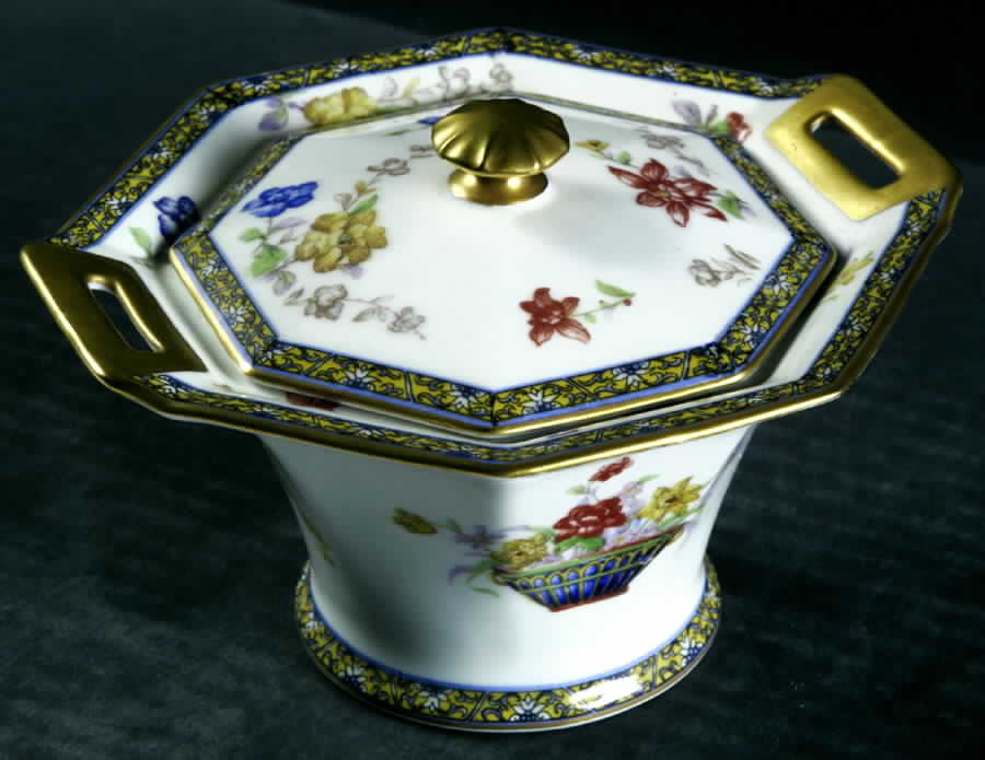 Ganga Sugar Bowl & Lid by Haviland-1