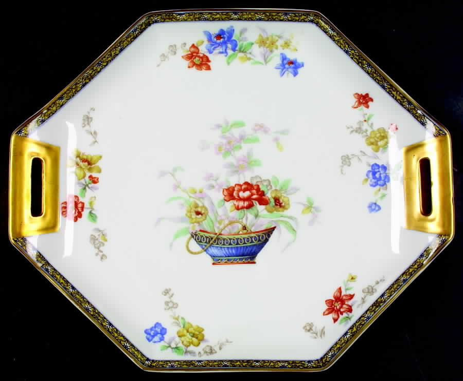 Ganga Handled Cake Plate by Haviland-1