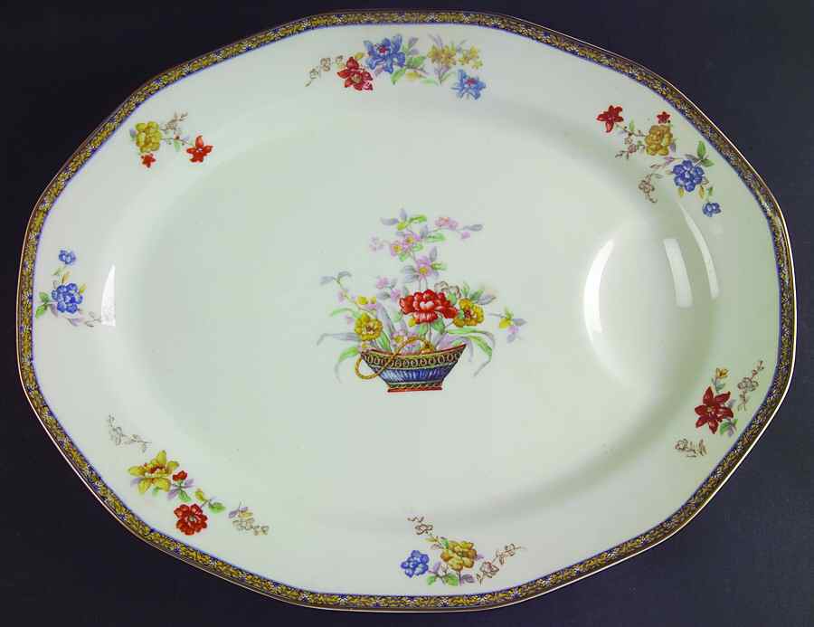 Ganga 15" Oval Serving Platter by Haviland-1
