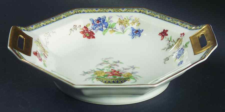 Ganga 9" Octagonal Vegetable Bowl by Haviland-1
