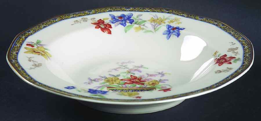 Ganga Rim Soup Bowl by Haviland-1