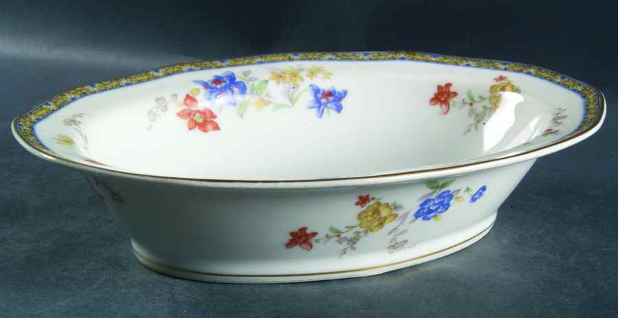 Ganga 9" Oval Vegetable Bowl by Haviland-1