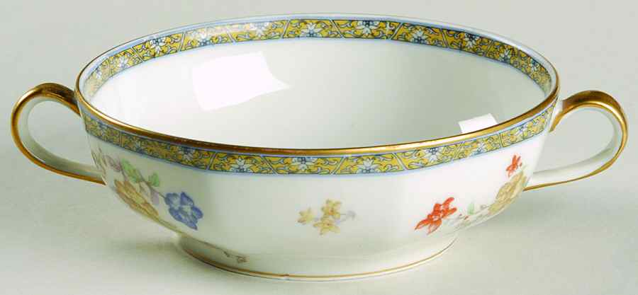Ganga Flat Cream Soup Bowl by Haviland-1