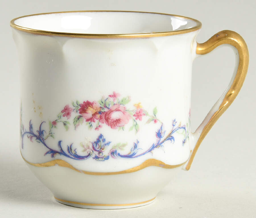Garland Flat Demitasse Cup by Haviland-1