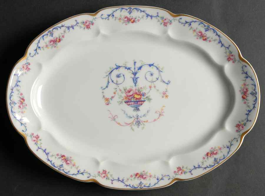 Garland 11" Oval Serving Platter by Haviland-1