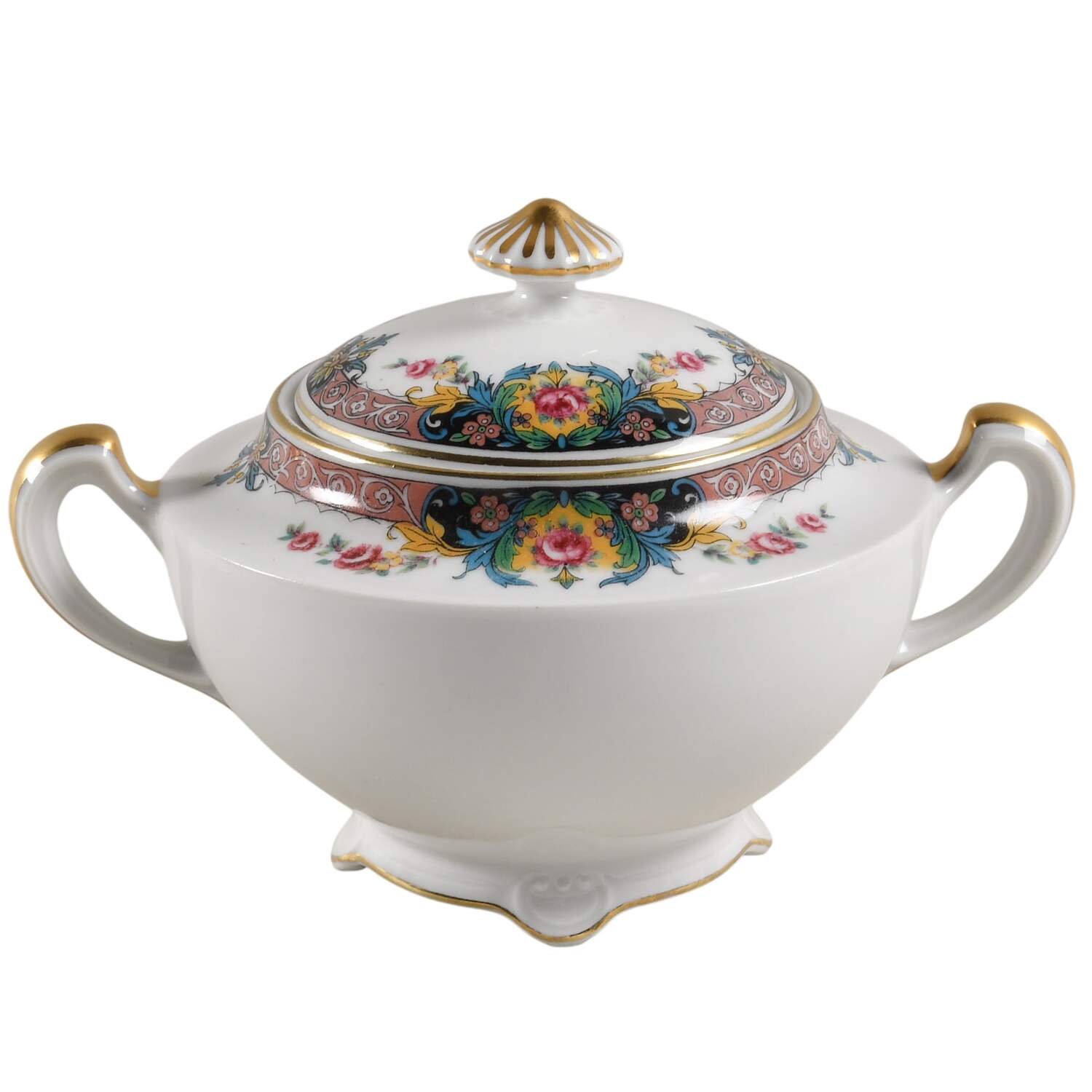 Geneva Sugar Bowl & Lid by Haviland-1