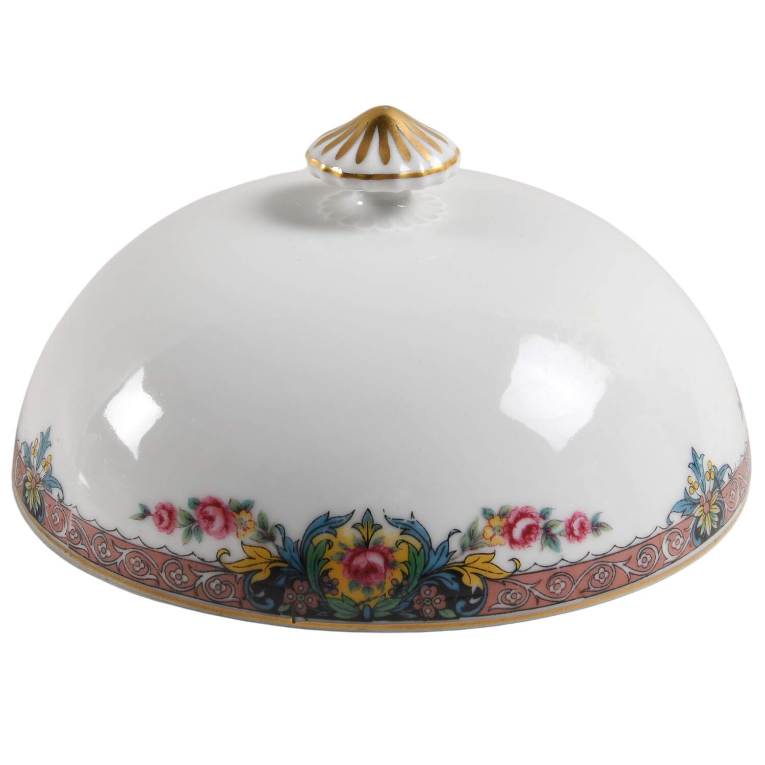 Geneva Lid for Round Butter by Haviland-1